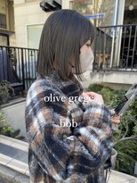 エルメ(Elme)&nbsp;オリーブカラー★結べるボブ