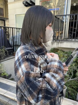 エルメ(Elme) オリーブカラー★結べるボブ