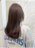 ブリーチなしで柔らかいベージュ