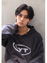 ロゼ 茨木(Rose)&nbsp;【ROSE】センターパート＿メンズカット＿フェザーパーマ