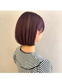 【&ONE 自由が丘】ミニボブ　×  ラベンダーピンク