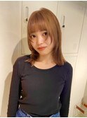 フェイスレイヤー　ミルクティーベージュ　小顔カット/山根優