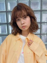 ガーデン 銀座(GARDEN)&nbsp;パーマ ボブ ウエーブパーマ レイヤー ブラウンカラー