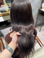 フォンド 津田沼(fond.)&nbsp;くびれヘア/アプリコットオレンジ/ハイライトカラー/津田沼