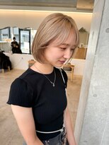 クーナバイトマト 横浜(Cuna by TOMTO)&nbsp;【MISATO】ブロンドベージュ_ミニボブ