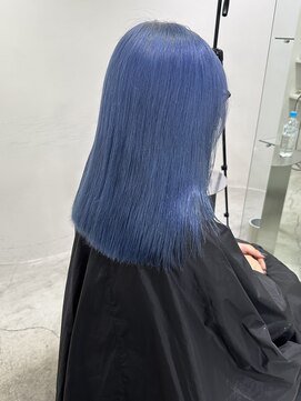 キオク(KIOX) ブルーカラー/水色カラー/ハイトーンカラー/ブリーチ/名古屋/栄