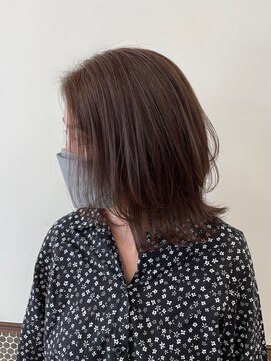 サリー 大森(Sally) 透明感のモーヴブラウンカラー