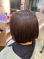 美容室 ルーフトップ(Roof top)&nbsp;髪質改善白髪ぼかしハイライトカラー前髪カットベージュカラー