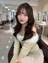 フォルテ 表参道店(FORTE)&nbsp;チョコブラウン/レイヤーカット/くびれ巻き/韓国ヘア/表参道