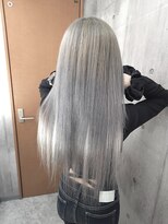 フォックス 四日市店(FOX)&nbsp;ヘアエクステ/ロング/イメチェン/シルバーグレー