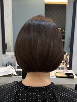 ルーチェ(Lu-che)&nbsp;手櫛で収まるショートボブ×ダークブラウン/ハッシュボブ