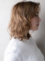 カバーヘア 上尾西口店(COVER HAIR)&nbsp;ハイトーンカラーミルクティーブロンド小顔ウルフX上尾10代20代