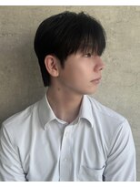 エイル 北堀江(Eir) シースルーマッシュ ダウンパーマ 韓国メンズヘア
