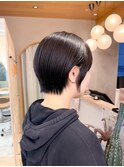 クールショート/レイヤーショート/前髪白髪/20代30代40代50代