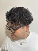 無造作ニュアンスショートウルフサーフカール