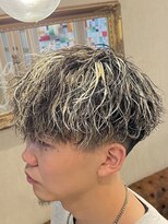 リノ カルバリ(Lino Calbari)&nbsp;ツイスパ×ホワイトメッシュ