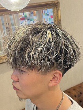 リノ カルバリ(Lino Calbari) ツイスパ×ホワイトメッシュ