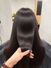カット+縮毛矯正+トリートメント ¥18,000