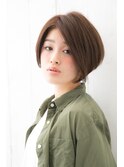 前下がりショートボブ/小顔/耳掛け/大人かわいい/ふわミディ
