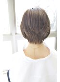 【Allie】セピアベージュ×ショートボブ