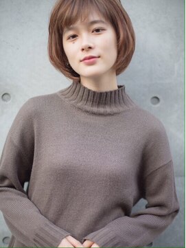 グルグル 下総中山店(GULGUL) 前髪パーマ 簡単スタイリングナチュラルショート 下総中山