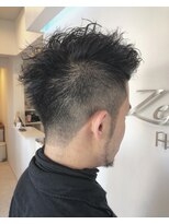 ゼ シール(Ze seal)&nbsp;men's刈り上げモヒカンランダムパーマヘア