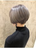 【デザインカラー】ハイトーンショートボブ