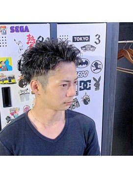 モウ(mow) パーマオールバック