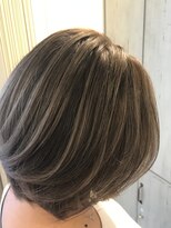 アクロス ヘアーデザイン 溝の口店(across hair design)&nbsp;ブリーチとハイライトでペールカラー