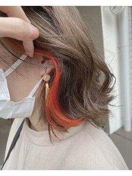 ヘアーアンドスパ エンジェイ(HAIR＆SPA enj) イヤリングカラー