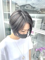 ヘアデザイン ゴドバン(Hair Design Gdobant)&nbsp;ショート/ハイライト/グレージュ/ブルージュ/メッシュ