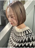 「NUDE」#20代30代40代 フレンチボブ ミニボブ 前下りボブ