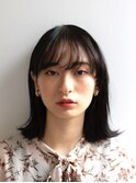 外はねボブ×黒髪