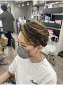 ハンサムショート×抜きっぱなしハイライト