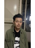 ツイストスパイラルサイドパートスキンフェード2