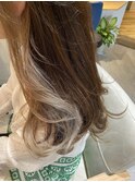 《緑橋/女性サロン》インナー ホワイト×ブラウン