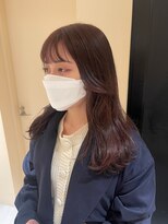 ヘアサロン ガリカ 表参道(hair salon Gallica) 【mami】大人ゆるふわラベンダーグレーブリーチなしダブルカラー