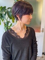 アンドファインヘアービューティー(AND FINE hair beauty) ショート×ラベンダーハイライト