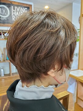リビングヘアルーム(LIVING HAIR ROOM) パーマで、ショート