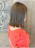【flor 戸塚】*外ハネボブ+オリーブベージュ*