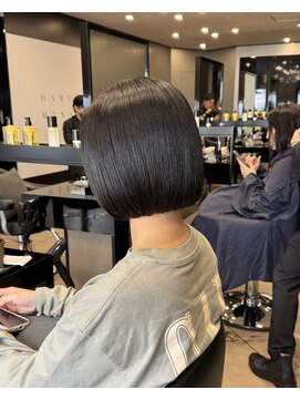 ハルキ ミナト ジャパン オオサカ(HARUKI MINATO japan OSAKA) ミニボブ 20代30代40代ヘア 小顔 大阪ボブ 梅田