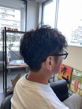 マーズ オム 山本丸橋店(mars HOM) spiral / two block cut / natural short