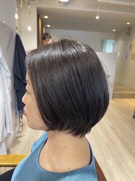 ハピエル ヘアークルー(HAPPYEL hair crew) 30代40代大人可愛い小顔ショート丸みボブウルフカット