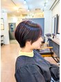 ニューモヘアー 立川(Pneumo hair) ピタッとコンパクトなマッシュショート!顔周りも丁寧に切ります