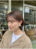 ラベンダーベージュ・ショートボブ
