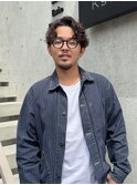 強めカールパーマ