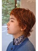 ショートレイヤーパーマ。20代30代