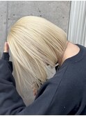 抜きっぱなしホワイトブロンド