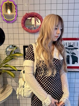 ヘアー アレス(hair ales) デザインカラー/ブロックカラー/ブロンドベージュ/ブロンド