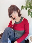 韓国レイヤー＆似合わせパーマで可愛くイメチェン